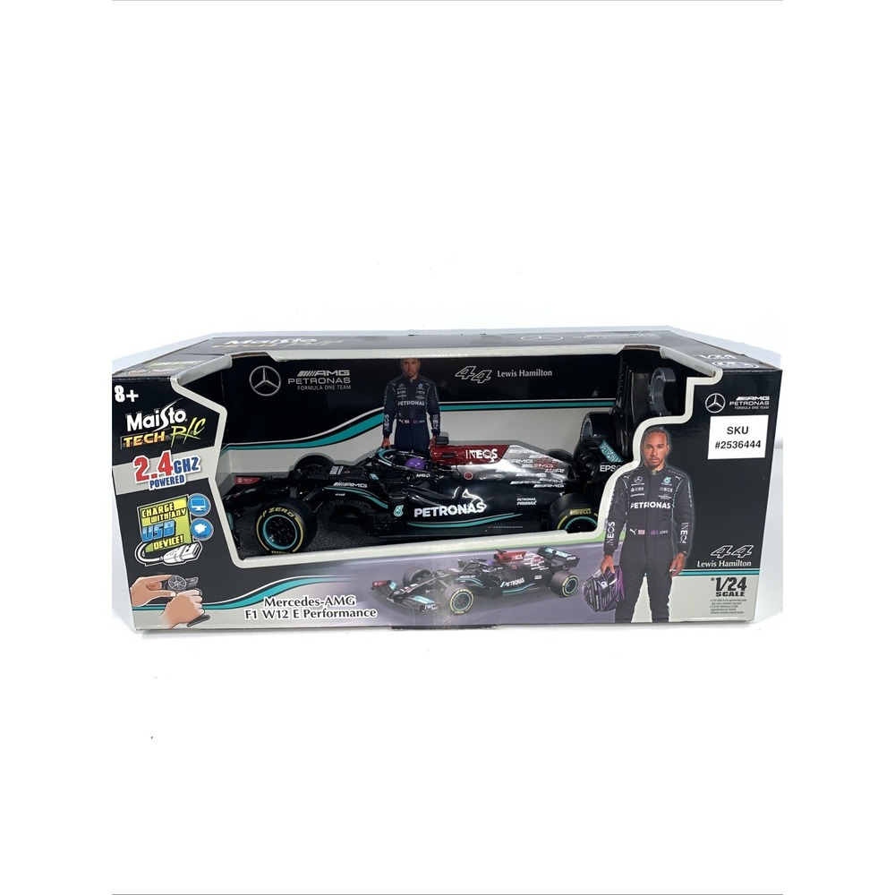 Maisto Formula Racing Diecast 1:24 Mercedes-AMG 44 Lewis Hamilton R/C Car